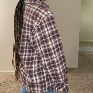 Brown Plaid Flannel